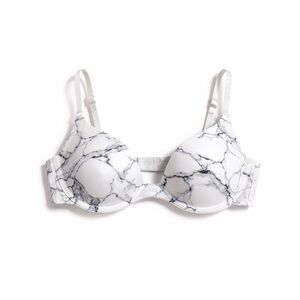Danskin White and Gray Marble Bra